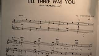 Till There Was You Piano Accompaniment