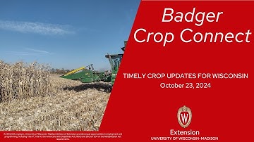 Badger Crop Connect Webinar Series 2024: 2025 Crop Input Cost Expectations with Paul Mitchell