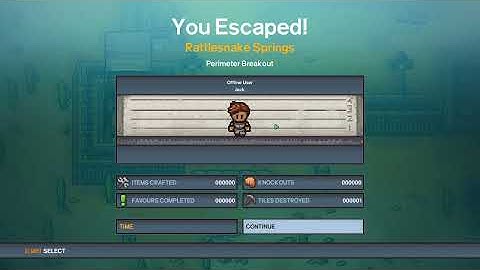 Fastest Way To Escape Rattlesnake Springs - Escapists 2