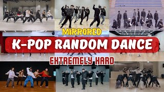 [Mirrored] K-Pop Random Dance || Extremely Hard Ver.