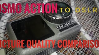 Osmo Action Versus Nikon D7500 Picture Quality