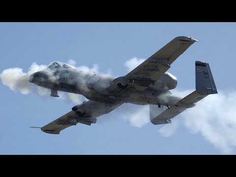 Легендарный Штурмовик A-10 Thunderbolt II ♦ Пуск ракет и стрельба из гатлинга