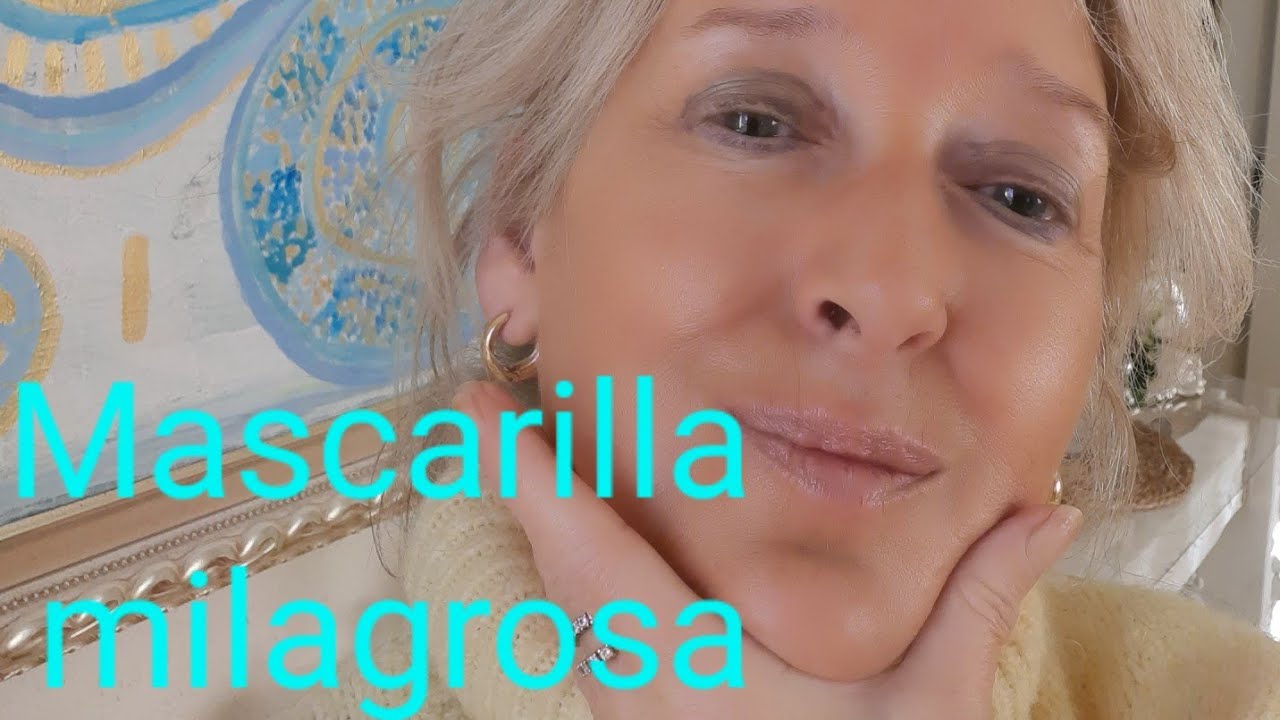 MASCARILLA QUITA AÑOS, MUY FACIL