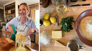 Learn to Cook: LEMON SPAGHETTI | Butter, Parmesan, Lemon, Parsley, Garlic