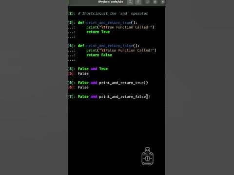 How Python short-circuits the `and` operator - YouTube