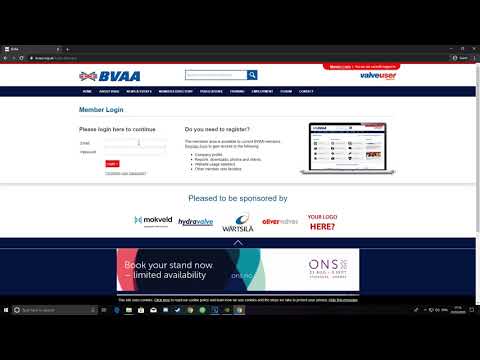 Accessing the BVAA Member Area - Quick Start Guide