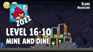 Angry Birds (2022) | Mine And Dine | Level 16-10 | 3-Star Walkthrough