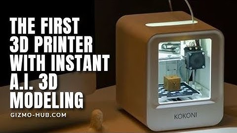 KOKONI : THE FIRST 3D PRINTER WITH INSTANT AI 3D MODELING | Kickstarter | Gizmo-Hub.com