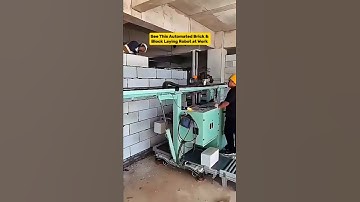 Autonome robot voor het leggen van blokken bouwt muur in minuten – Bouwautomatisering