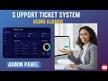 🔥 Django Support Ticket System | Modern Admin Dashboard UI | Python Project Demo #ticket #Django