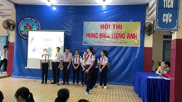 Khối lớp 6 tham gia thi Hùng biện Tiếng Anh 2020-2021