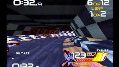 Wipeout XL, PS1 Racing Game