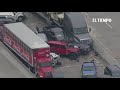 Video Impresionante choque de 100 autos en Texas deja al menos 5 muertos
