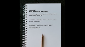 Kotlin mutability immutability