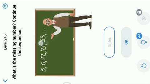 Easy Game Level 246 || What Is The Missing Number? Continue The Sequence.