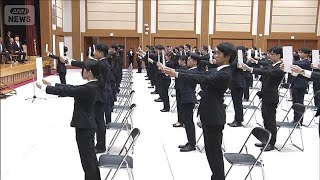 新年度スタートし入省式　小泉大臣「防衛力の中核を担う存在」「私の判断を支えて」(2026年4月1日)