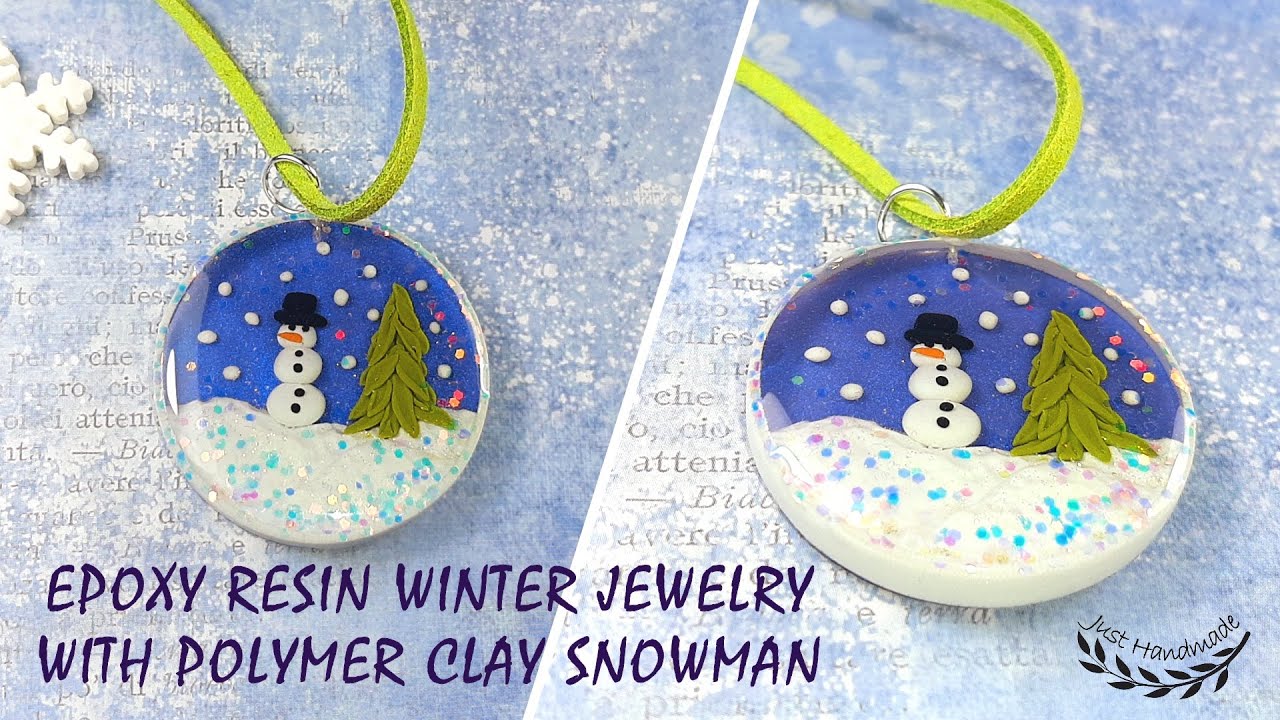 JustHandmade~ How to make epoxy resin open bezels jewelry - tutorial 