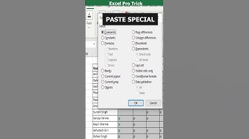 Excel ProTrick - How to Fill Absents in Blank Cells #shorts #exceltricks
