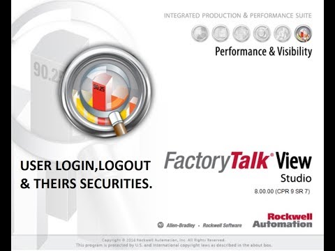 FactoryTalk View User Login,Logout & Securities|FactoryTalk View Tutorial|FT View Basics|FT View|