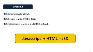 3. JSX Overview