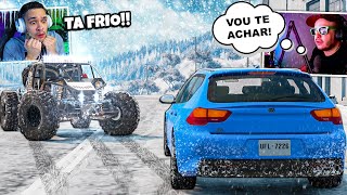 FINGI SER BOT e ENGANEI MEUS AMIGOS no MAPA CONGELADO do BeamNG.drive