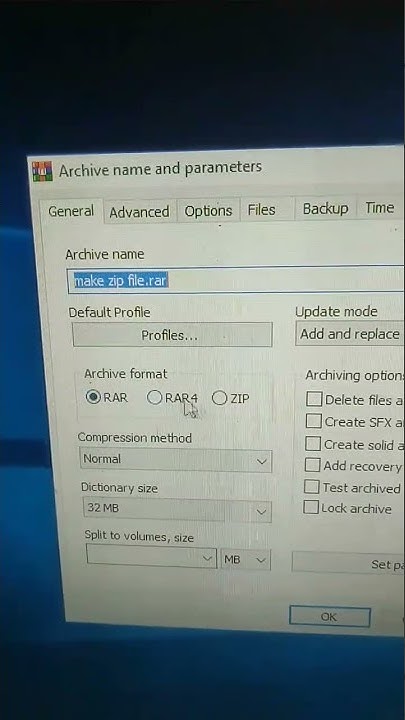 How to Make a Folder ZIP File & RAR Folder File || zip or rar file ...