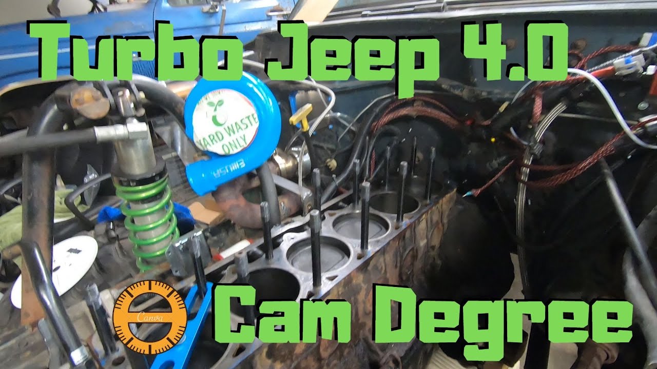 Turbo Jeep Cherokee 4.0 Checking Camshaft Degree YouTube