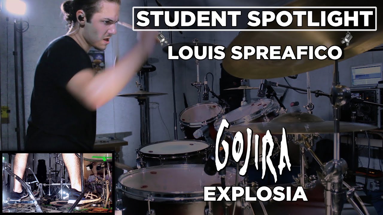 STUDENT SPOTLIGHT - Louis Spreafico - GOJIRA - "Explosia" Drum Playthrough