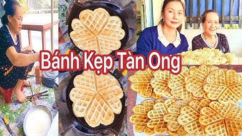Bánh Kẹp Tàn Ong | Cô Sáu Chia Sẻ Cách Pha Bột Nướng Bánh Kẹp Tàn Ong Quá Ngon
