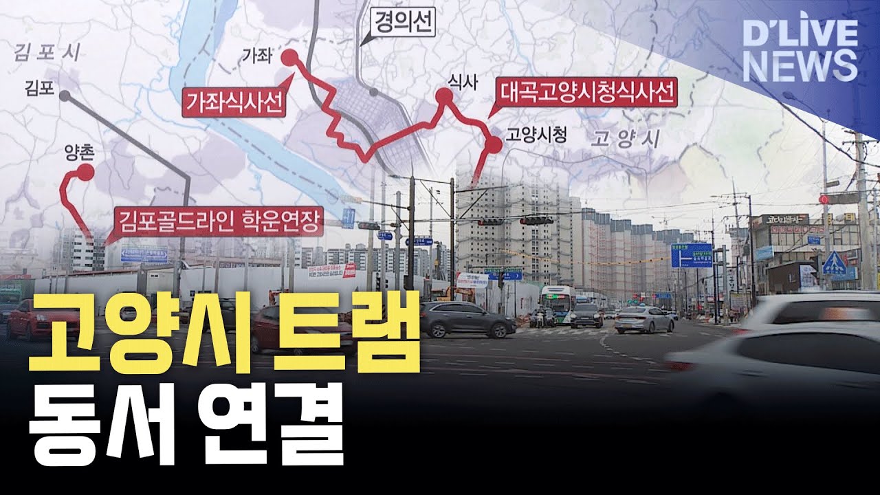 고양시 트램 2개 노선, 도시철도망 확정