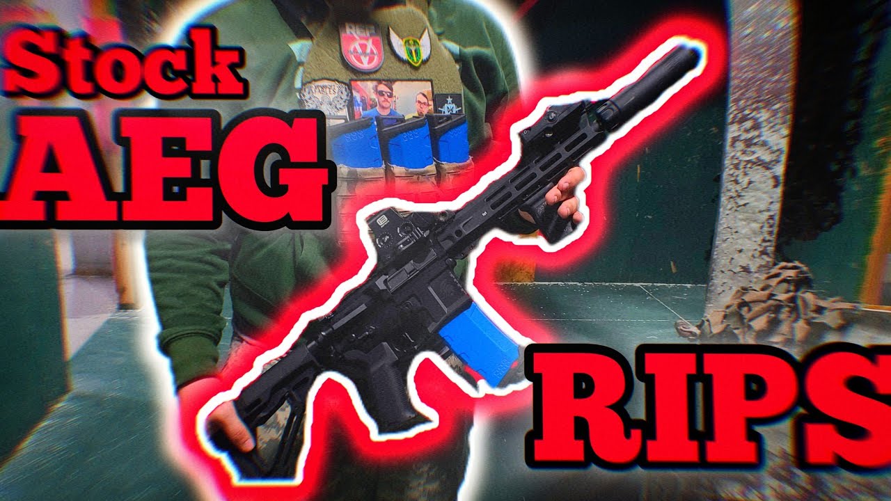 This Lancer Tactical M4 SHREDDED VIP Airsoft