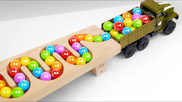 Marble Run Race ☆ HABA Slope, Dump Truck & Garbage Truck & Ambulance & Vehicles Full Compilation #22