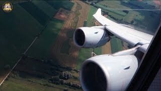 HEAVY Lufthansa A340600  SCENIC takeoff from Munich to Denver! [AirClips]