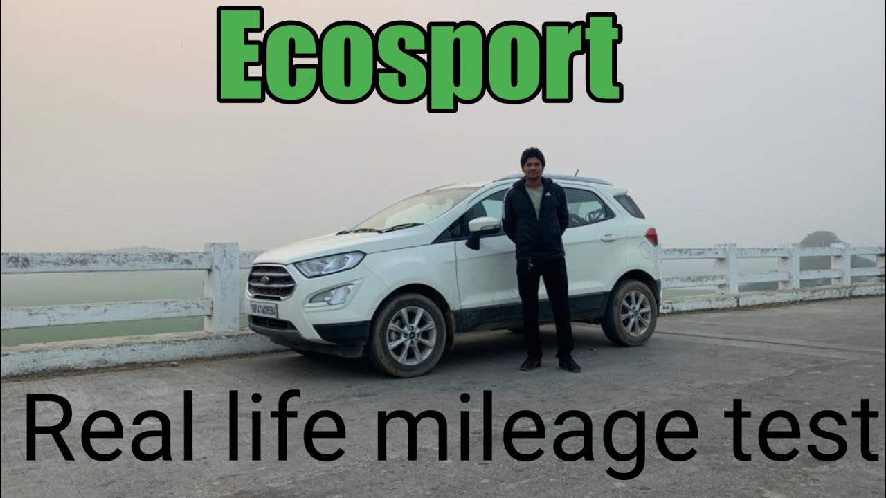 Ford Ecosport diesel real life mileage test|| 2020 ecosport bs6 mileage