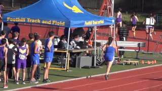 2016 FH Dual Girls' 800m Heat #2
