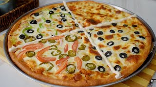 NY 212 style large pizza recipe by lively cooking