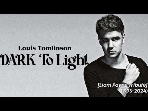 Louis Tomlinson Dark To Light Lyrics Liam Payne Tribute 