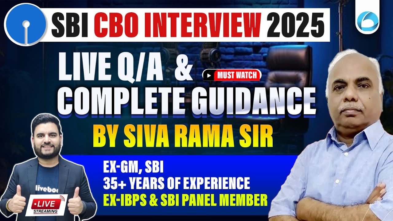 SBI CBO Interview 2025 | Live Q&A & Complete Guidance | How to Crack SBI CBO Interview |  Oliveboard