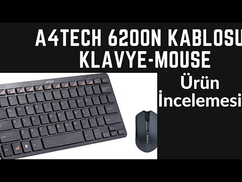 A4Tech 6200N Kablosuz Klavye-Mouse Seti - Ürün İncelemesi