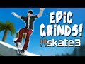 EPIC SKATE 3 GRINDS CHALLENGE!?