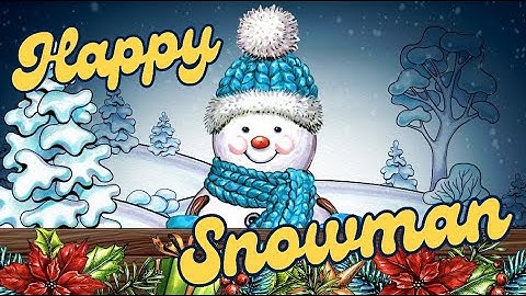 Happy Snowman ☃️ | Fun Winter Song for Kids ❄️🎶 | Sing, Dance & Enjoy the Snow!