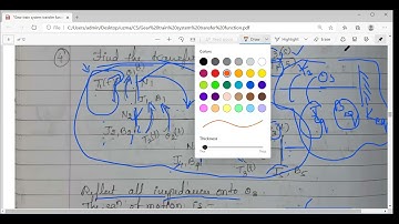 Module 2 18EC43 Control systems lecture 20 part 1:problem on transfer function of systems with gears