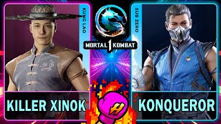 MK1 Killer Xinok (KUNG LAO) VS Konqueror249 (SUB-ZERO)🥊Mortal Kombat 1🥊4K 60ᶠᵖˢ