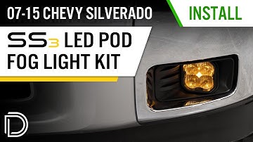 NEW! 07-15 Chevy Silverado SS3 Fog Light Kit Install | Diode Dynamics