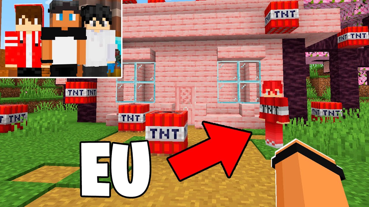 EXPLODI A CASA DOS MEUS AMIGOS! Pobrecraft #05 - YouTube