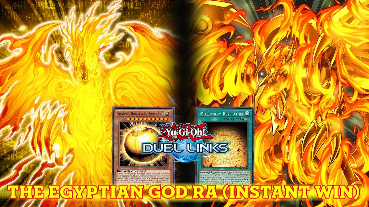 THE EGYPTIAN GOD RA EXTREMELY POWERFUL DUEL LINKS DECK JAN2024 RANKED