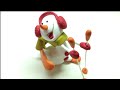 Snowman/ Boneco de neve - Polymer clay (Fimo)