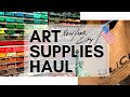 Blick art supplies haul visiting new york  and new colored pencils sets