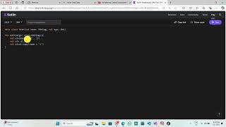 Kotlin (Programming Language) Project 57: 'hashCode() and equals()' Created by Trishanth Kumar