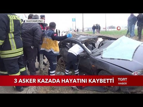 Kastamonu’da Trafik Kazası, 3 Asker Hayatını Kaybetti